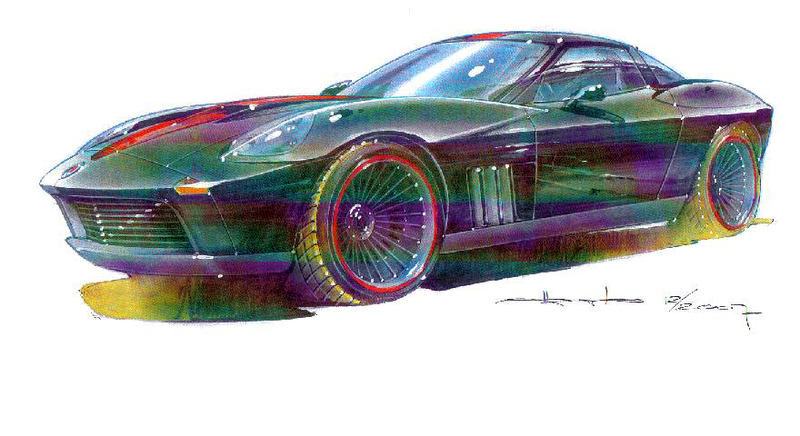 Illustration for article titled N2A Stinger Mates Retro Style To Modern Corvette Chassis